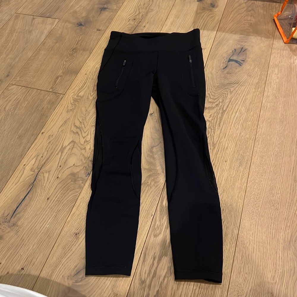 Lululemon leggings with see through sides